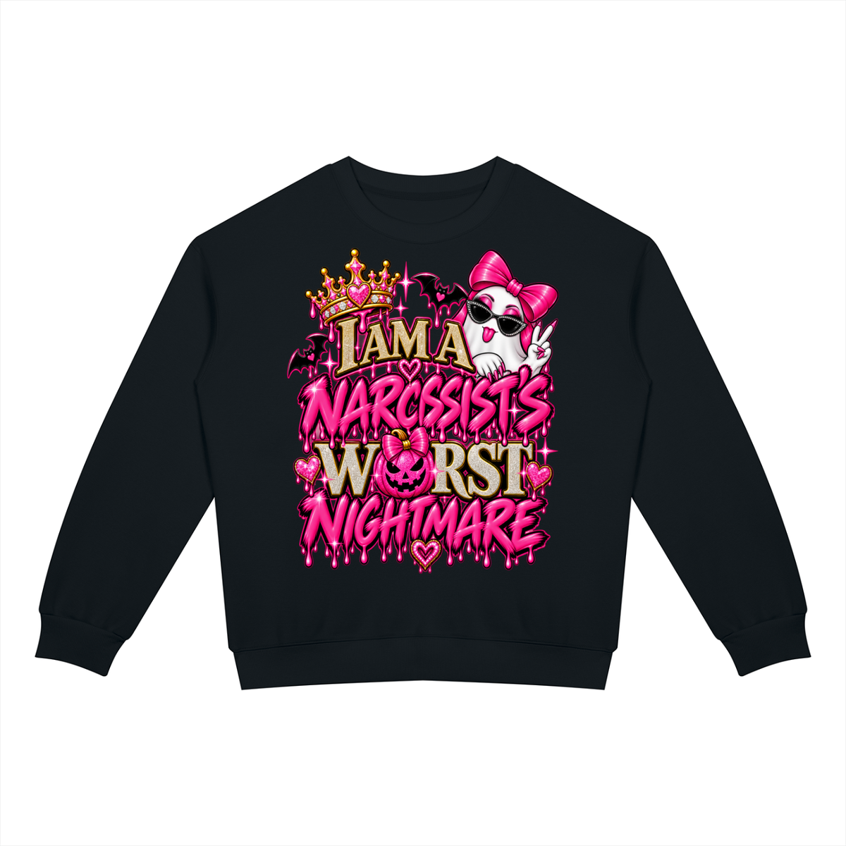 Worst Nightmare Unisex Drop Shoulder Crewneck Sweatshirt
