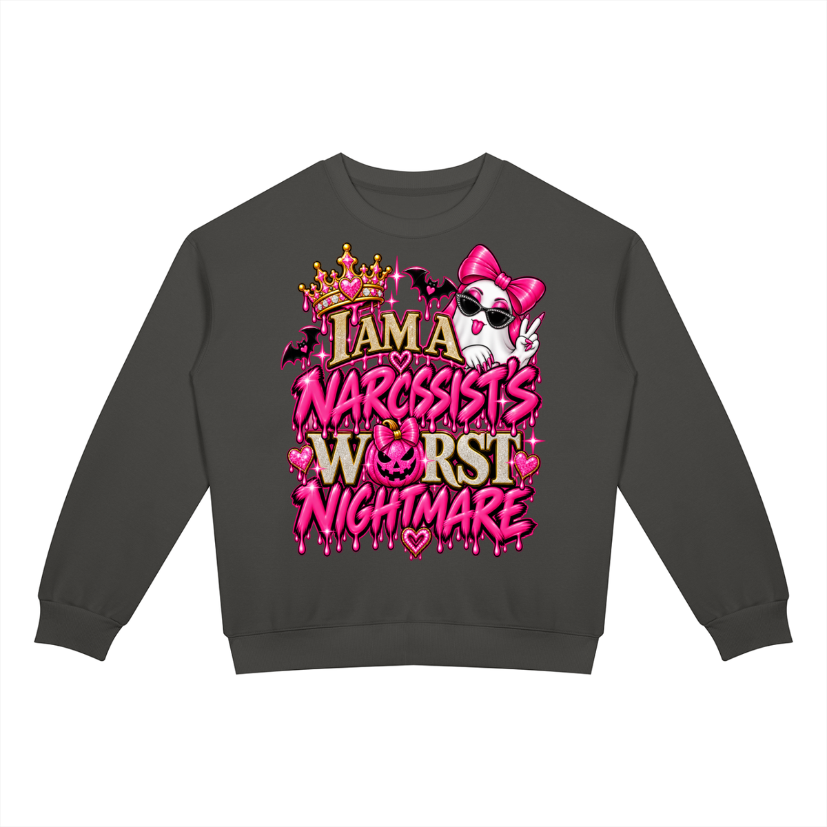 Worst Nightmare Unisex Drop Shoulder Crewneck Sweatshirt