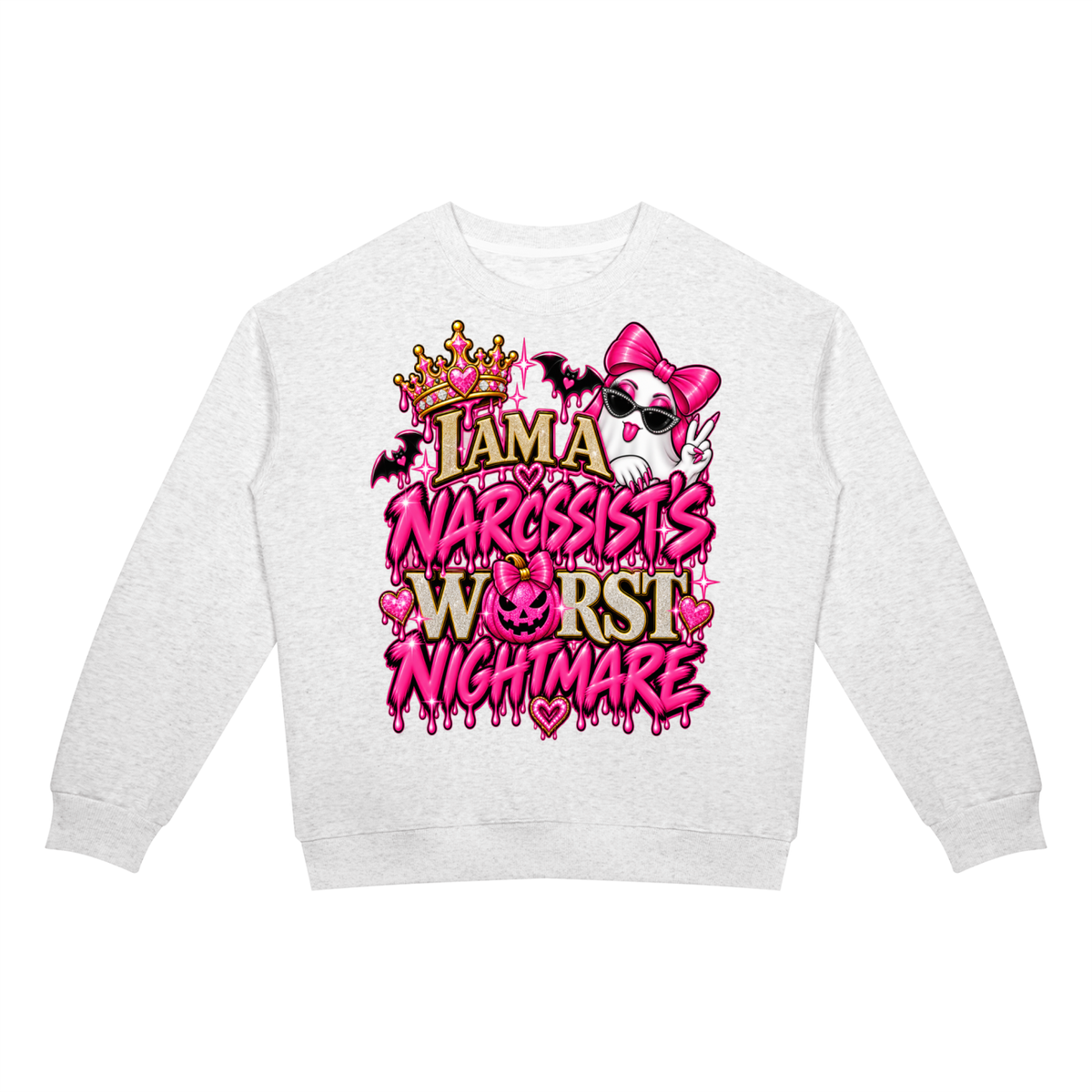 Worst Nightmare Unisex Drop Shoulder Crewneck Sweatshirt