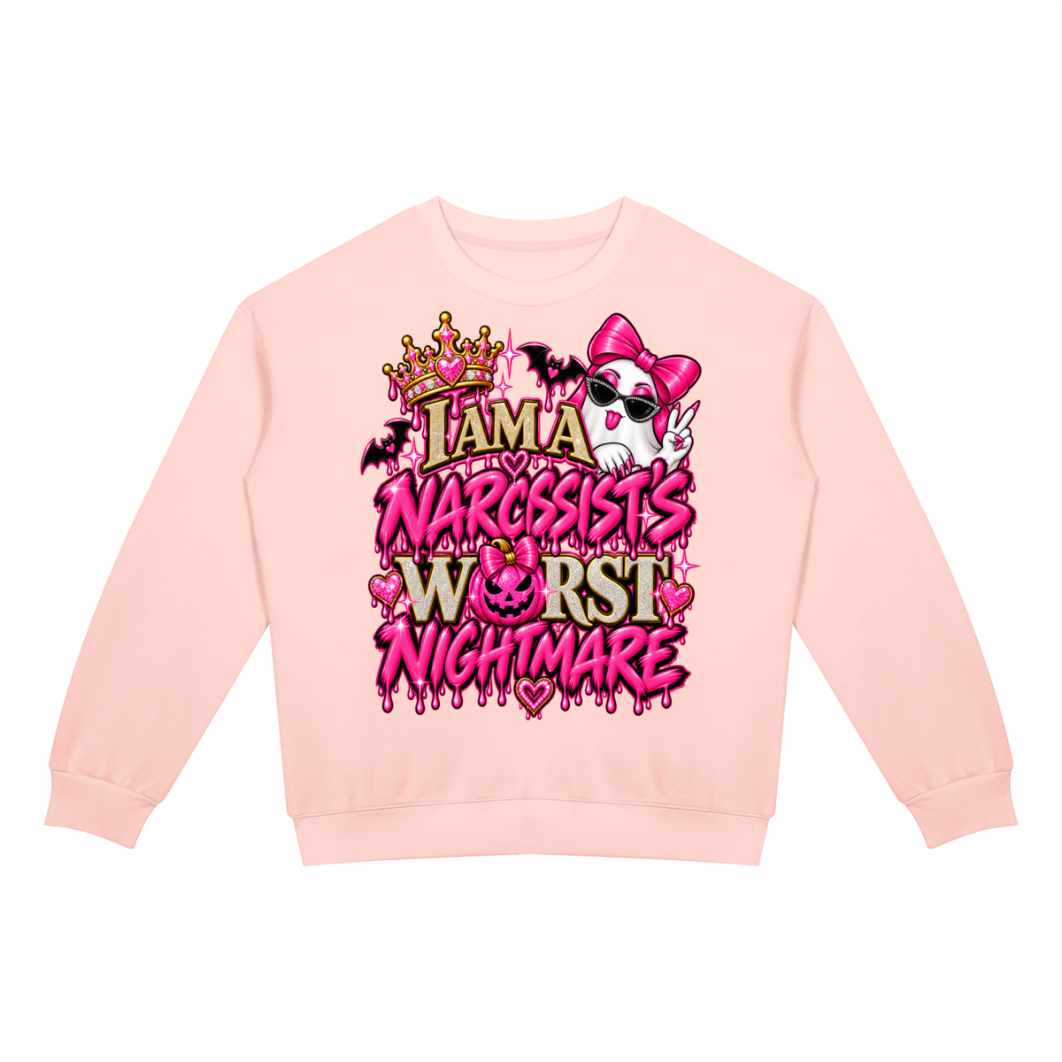 Worst Nightmare Unisex Drop Shoulder Crewneck Sweatshirt