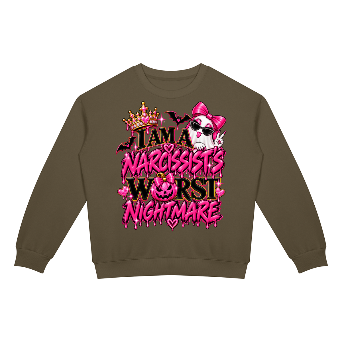Unisex Drop Shoulder Crewneck Sweatshirt