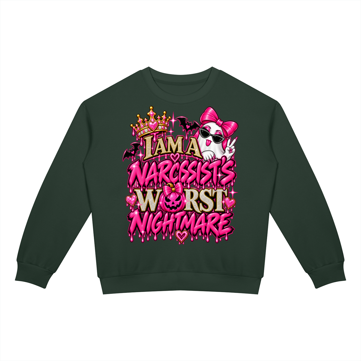 Worst Nightmare Unisex Drop Shoulder Crewneck Sweatshirt