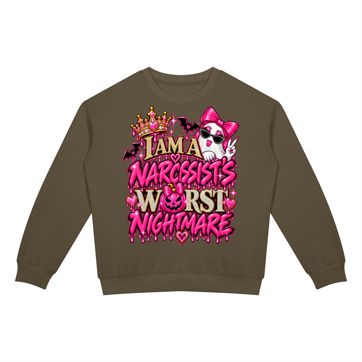 Worst Nightmare Unisex Drop Shoulder Crewneck Sweatshirt