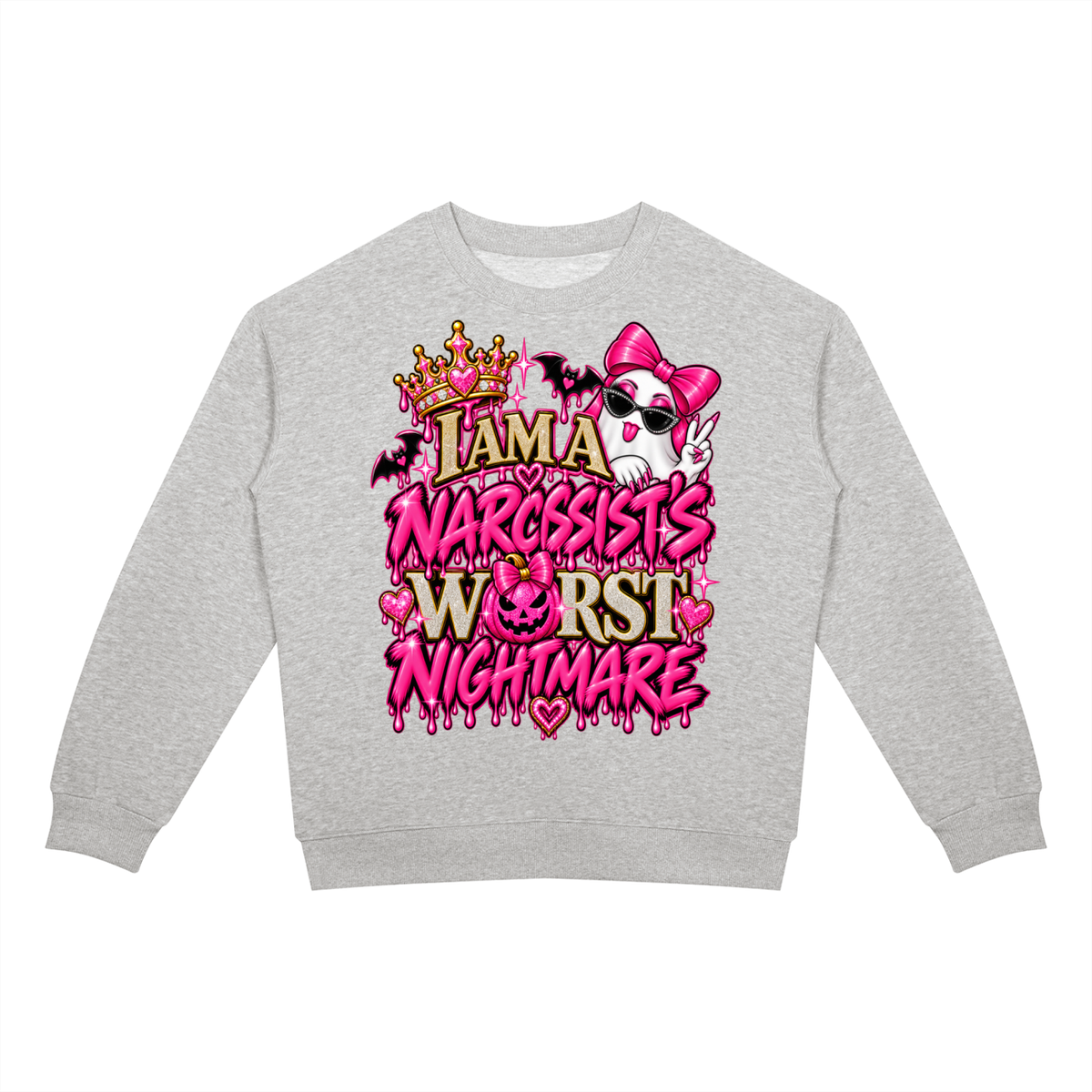 Worst Nightmare Unisex Drop Shoulder Crewneck Sweatshirt